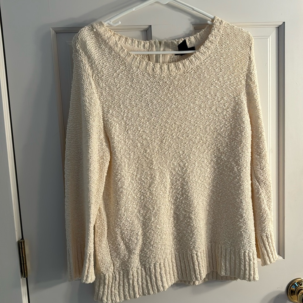 Cream sweater